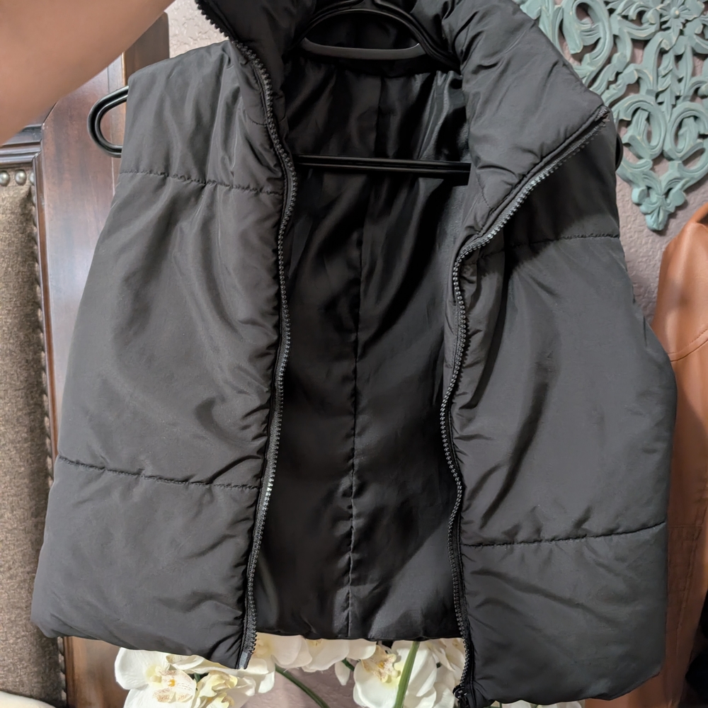 Black Puffer Vest